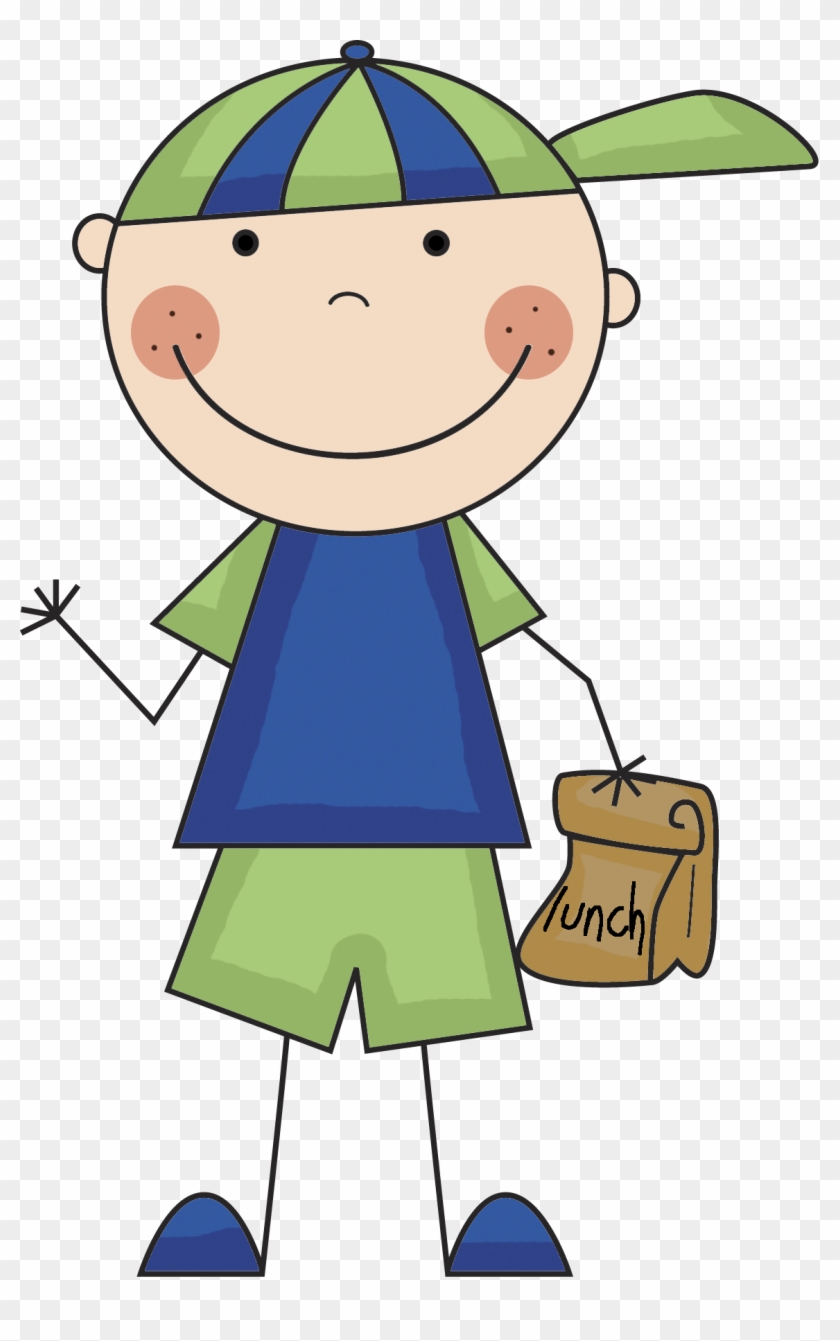 Kids Lunch Clipart Collection - Flat Stanley Girl Template #231538