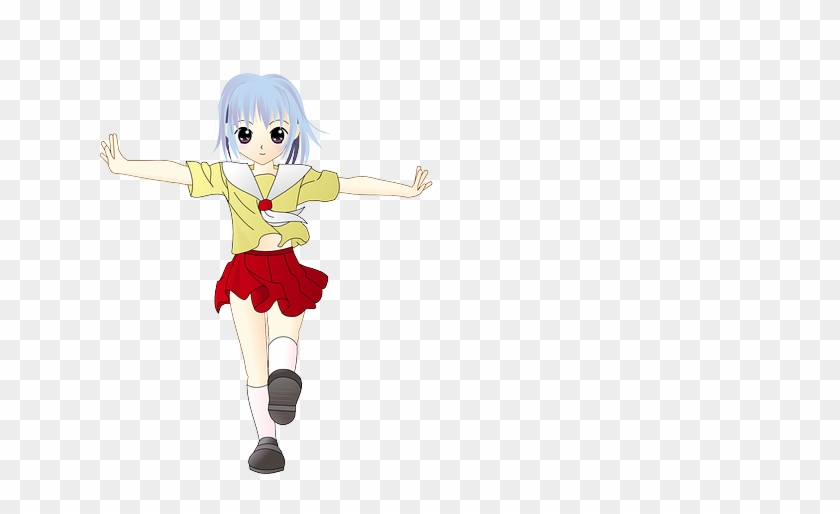 Dance, Boy, Soccer, Girl, Person, Cartoon, Little, - Walking Girl #231846