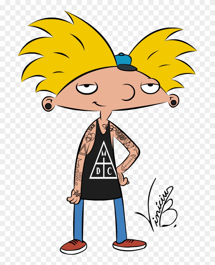 Old School Tattoo Hey Arnold By Mrdrawing - Hey Arnold #232307