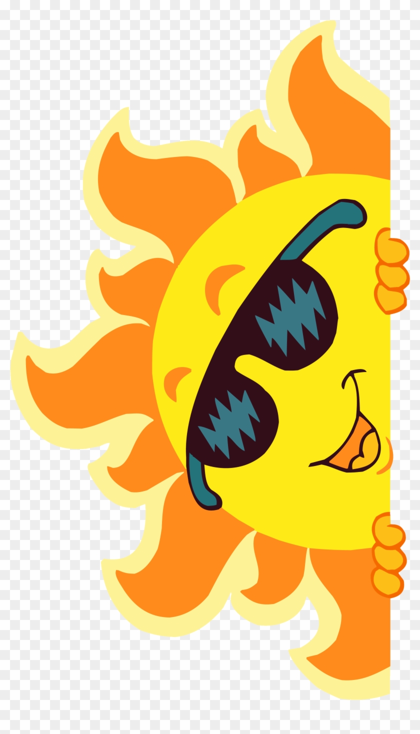 Transparent Smiling Sun Decoration Png Clipart Picture - Cartoon Sun Transparent #232635