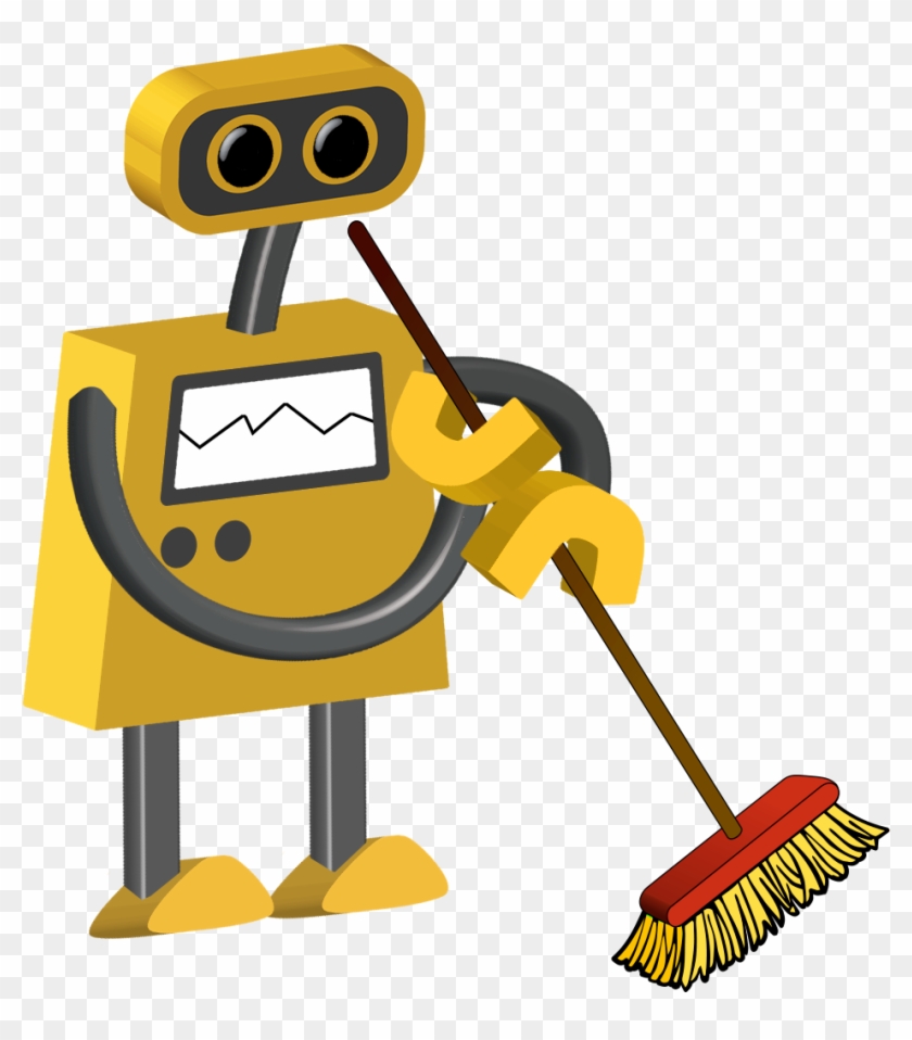 Janitor Robot - Difference Between Bitmap And Vector #232743