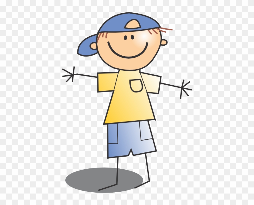 Kid Wearing Cap Clip Art At Clker Com Vector Clip Art - Happy Boy Clip Art #232793