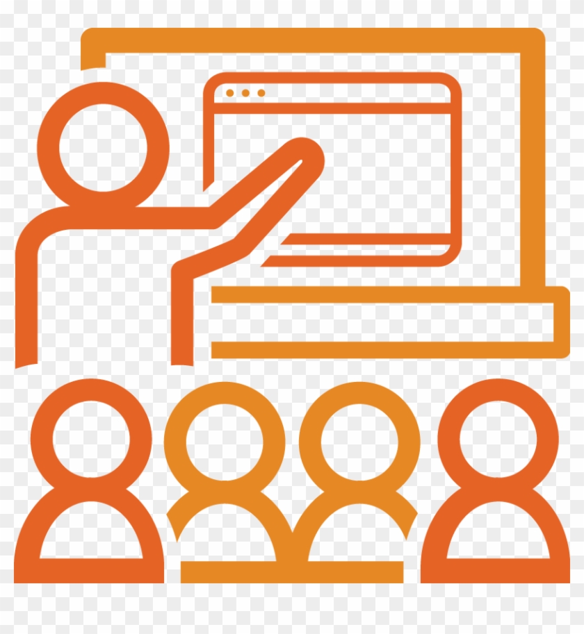 Software Training Icon Representing Teacher Walking - Student #233175