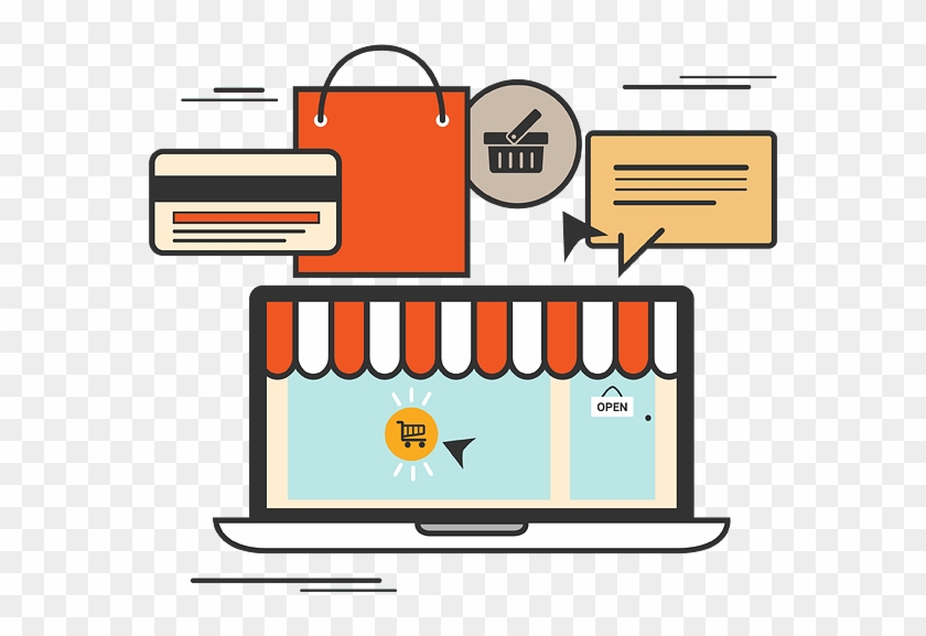Web Publishers - Online Store Vector Png #233542