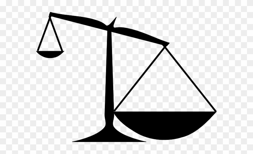 Way Uneven Scale Clip Art At Clker Com Vector Clip - Uneven Scale Of Justice #233683