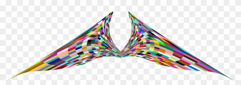 Geometric Angel Wings 2 - Wings Png Color Ful #233791