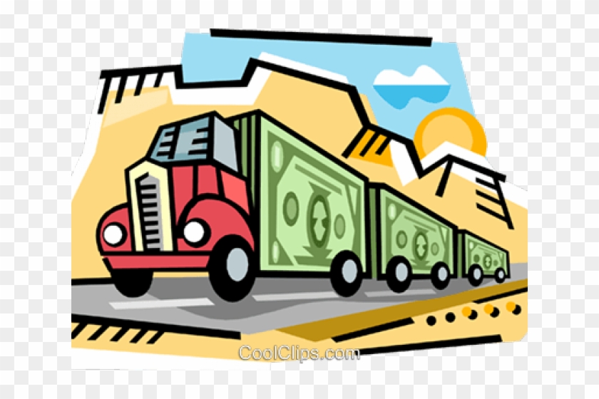 Truck Clipart Money - Truck Clipart Money #1482386