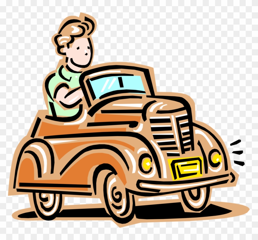 Automobile Royalty Free Vector Clip Art Illustration - Automobile Royalty Free Vector Clip Art Illustration #1482647