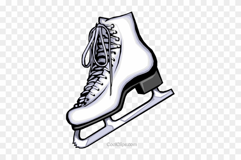 Woman's Skates Royalty Free Vector Clip Art Illustration - Woman's Skates Royalty Free Vector Clip Art Illustration #1483101