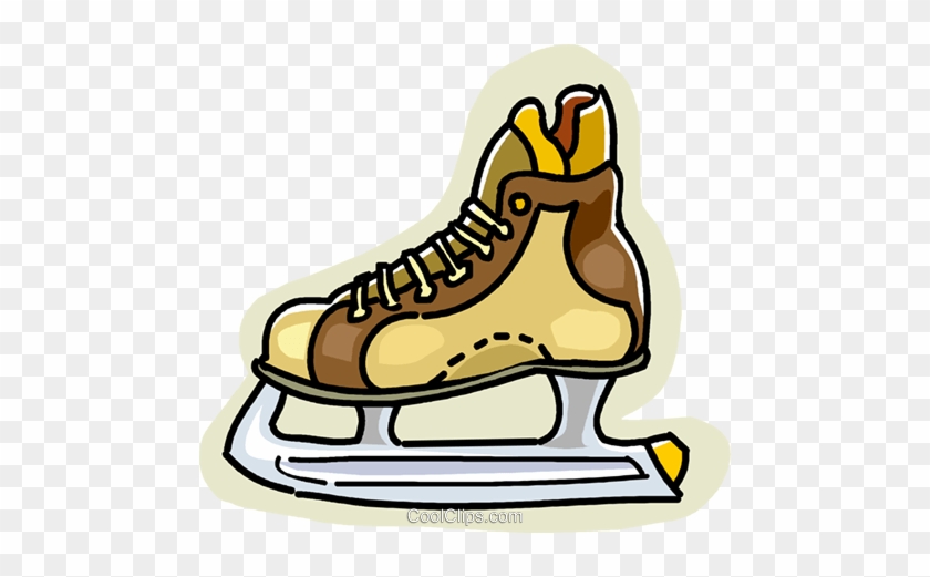 Ice Skate Royalty Free Vector Clip Art Illustration - Ice Skate Royalty Free Vector Clip Art Illustration #1483111