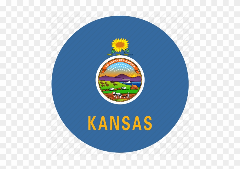 Kansas Vector Flag - Kansas Vector Flag #1483681