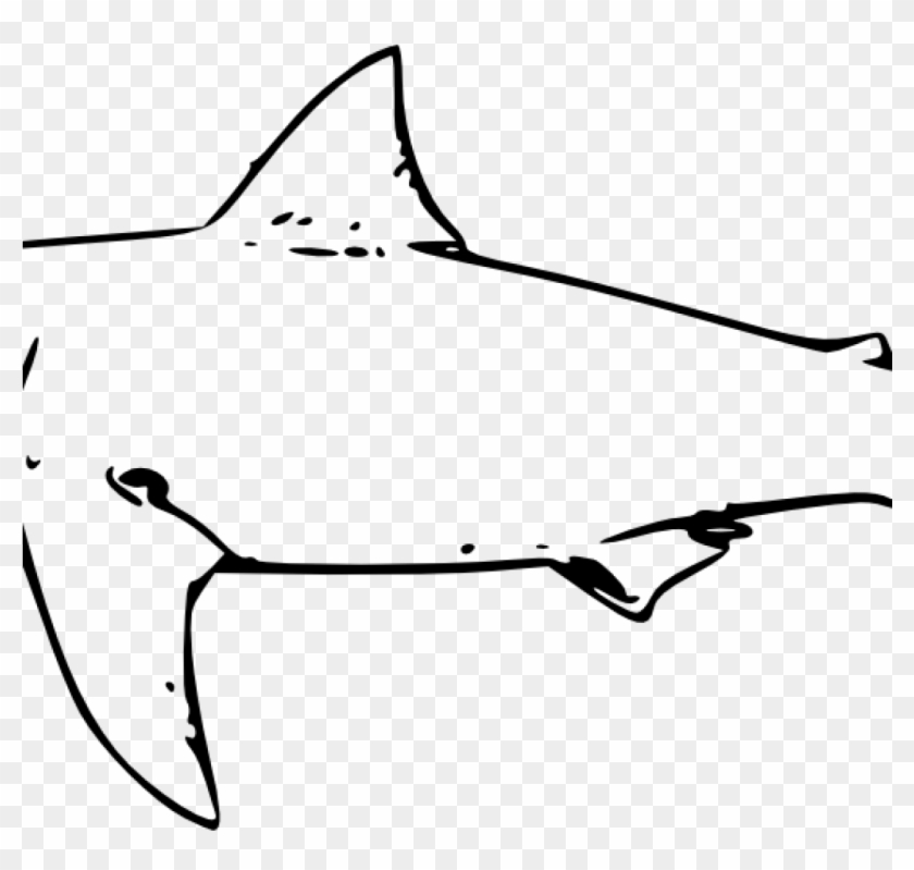 Shark Clipart Black And White Shark Clipart Black And - Shark Clipart Black And White Shark Clipart Black And #1483889