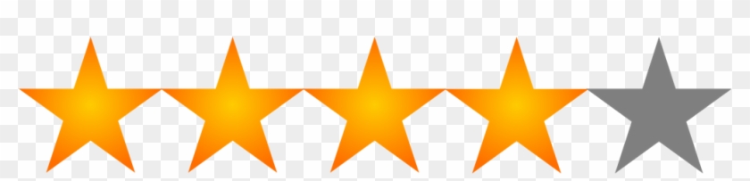Star Rating 4 Of 5 - Star Rating 4 Of 5 #1484166