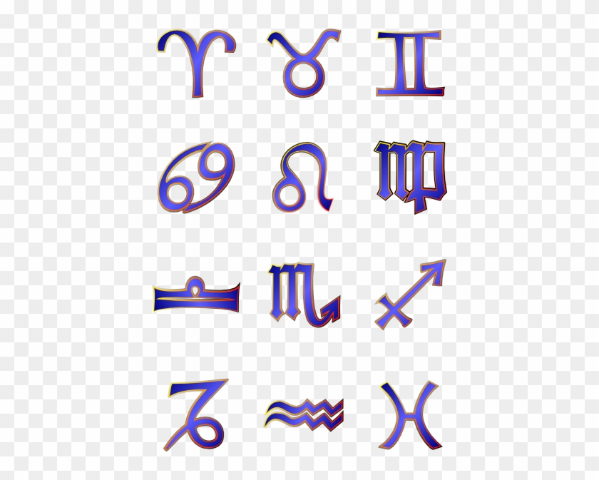 Zodiac Signs Svg Clip Arts 414 X 593 Px - Zodiac Signs Svg Clip Arts 414 X 593 Px #1486827