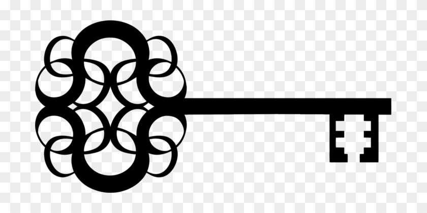 Silhouette Key Drawing Computer Icons Lock - Silhouette Key Drawing Computer Icons Lock #1486903