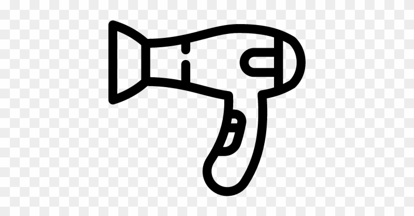 Hairdryer Facing Left Vector - Hairdryer Facing Left Vector #1486930