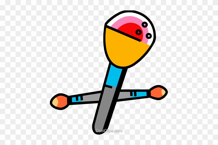 Maracas Royalty Free Vector Clip Art Illustration - Maracas Royalty Free Vector Clip Art Illustration #1487540