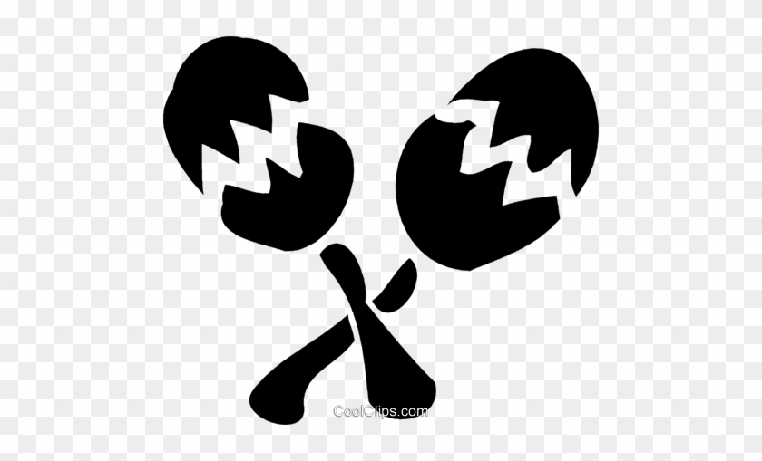 Maracas Royalty Free Vector Clip Art Illustration - Maracas Royalty Free Vector Clip Art Illustration #1487548