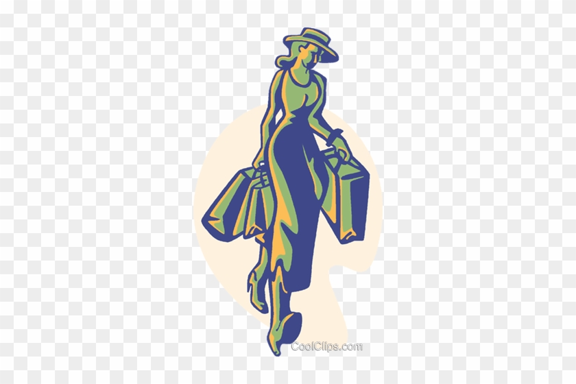 Shopping, Packages Royalty Free Vector Clip Art Illustration - Shopping, Packages Royalty Free Vector Clip Art Illustration #1488617
