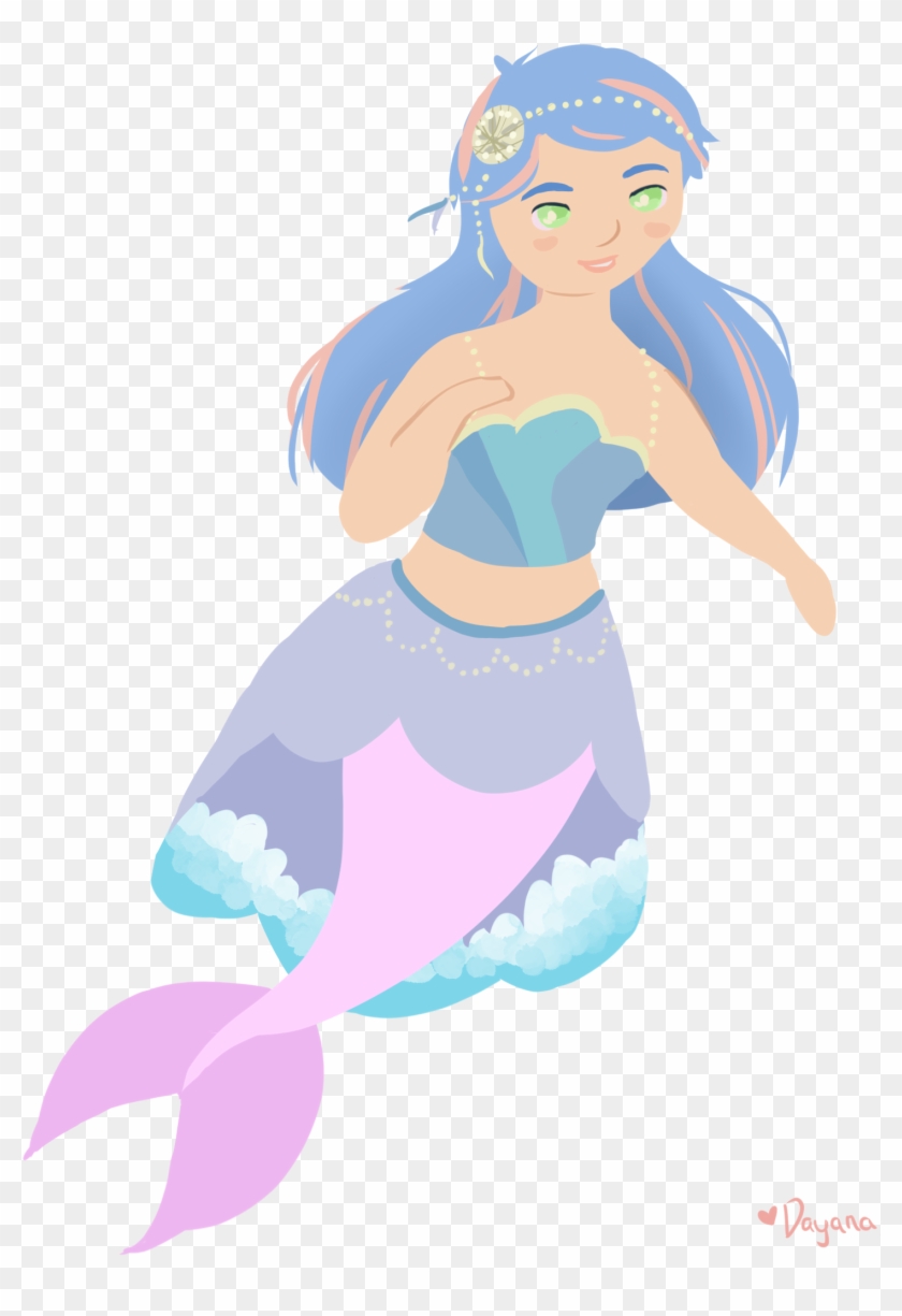 Mermaid Clipart Watercolor - Mermaid Clipart Watercolor #1489377