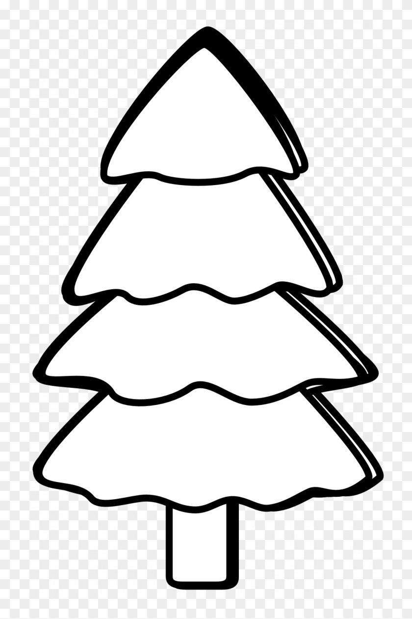 Christmas Tree Blackd White Clipart Clip Art - Christmas Tree Blackd White Clipart Clip Art #1489402