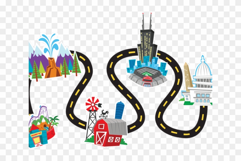 Maps Clipart Road - Maps Clipart Road #1491882
