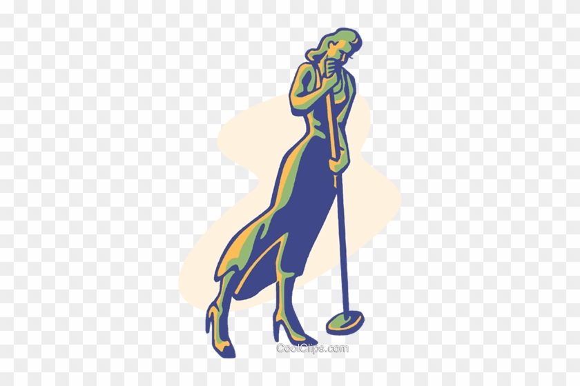 Lounge Singer, Night Club, Sing Royalty Free Vector - Lounge Singer, Night Club, Sing Royalty Free Vector #1492127