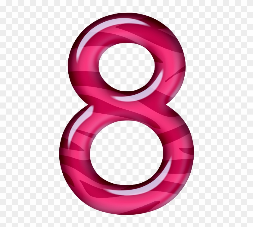 Ch B *✿* Number 8, Clipart, Decoupage, Hot Pink, Candies - Ch B *✿* Number 8, Clipart, Decoupage, Hot Pink, Candies #1492781