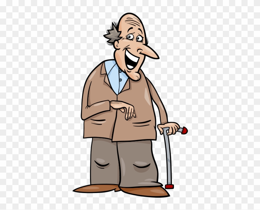 Clipart Mutlu Yaşlı Adam - Clipart Mutlu Yaşlı Adam #1492846