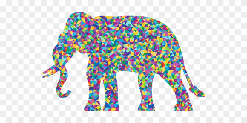 Indian Elephant Elephants Low Poly Computer Icons - Indian Elephant Elephants Low Poly Computer Icons #1494907