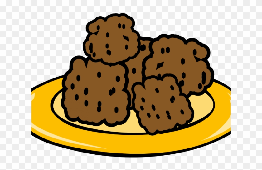 Meatball Clipart Plate Biscuit - Meatball Clipart Plate Biscuit #1495206