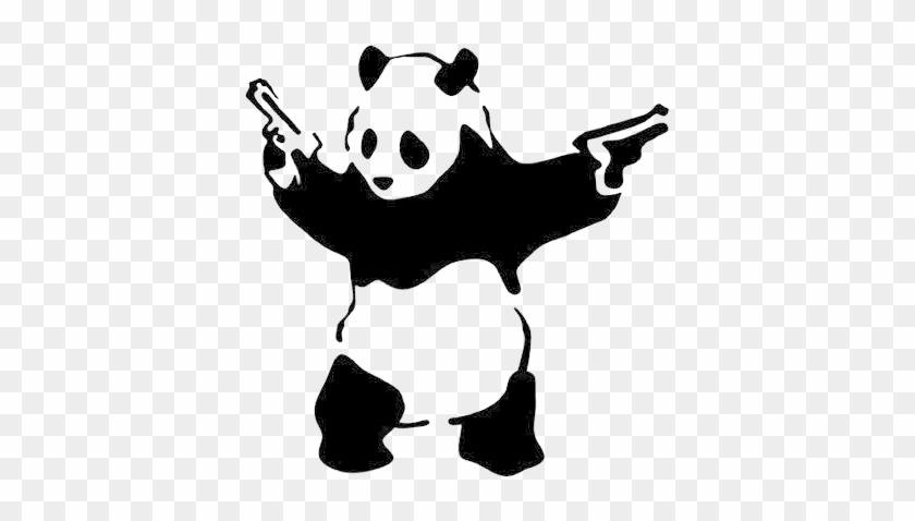 Gunner Panda Vinyl Decal - Gunner Panda Vinyl Decal #1495668