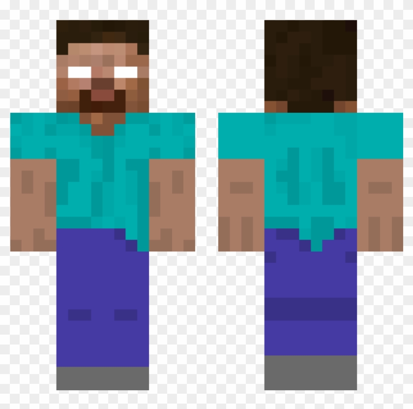 Clip Art Minecraft Pe Herobrine Skin - Clip Art Minecraft Pe Herobrine Skin #1495711