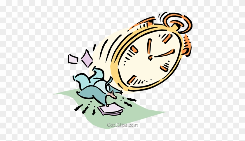 Time Management Royalty Free Vector Clip Art Illustration - Time Management Royalty Free Vector Clip Art Illustration #1496864