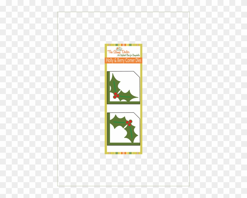 Holly & Berry Corner Dies - Holly & Berry Corner Dies #1497502