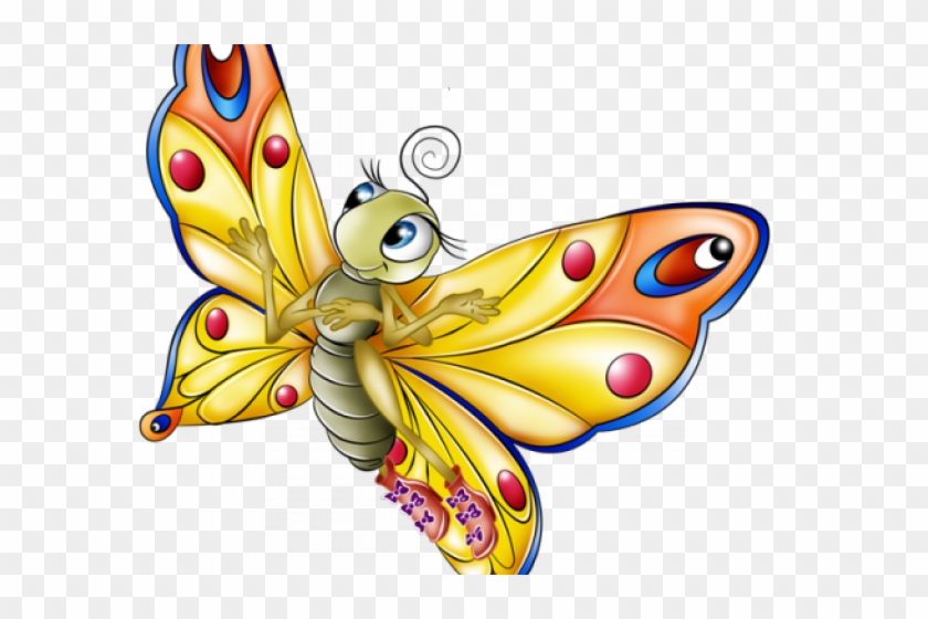 Papillon Clipart Colourful - Papillon Clipart Colourful #1497868