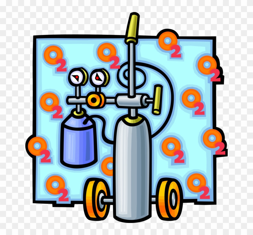 Vector Illustration Of Portable Oxygen Concentrator - Vector Illustration Of Portable Oxygen Concentrator #1498026