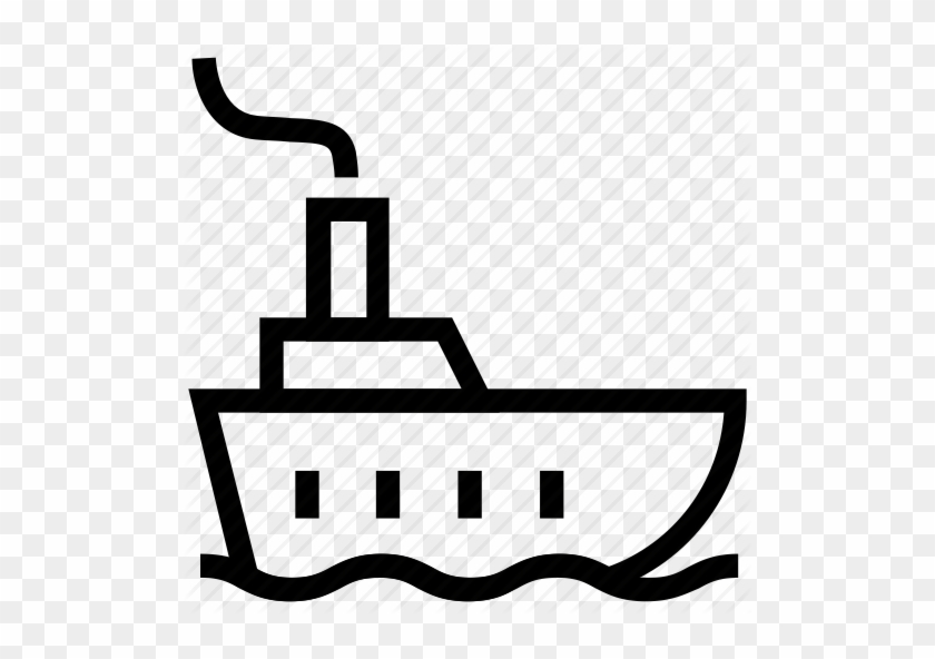 Sea Line By Vectors Market Boat Logistics - Sea Line By Vectors Market Boat Logistics #1498339