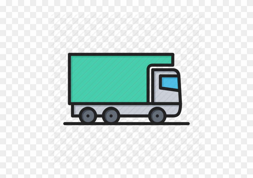 Vector Transportation Flat Bed Truck - Vector Transportation Flat Bed Truck #1498577