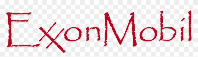 Exxonmobil Logo In Papyrus Font - Exxonmobil Logo In Papyrus Font #1499127