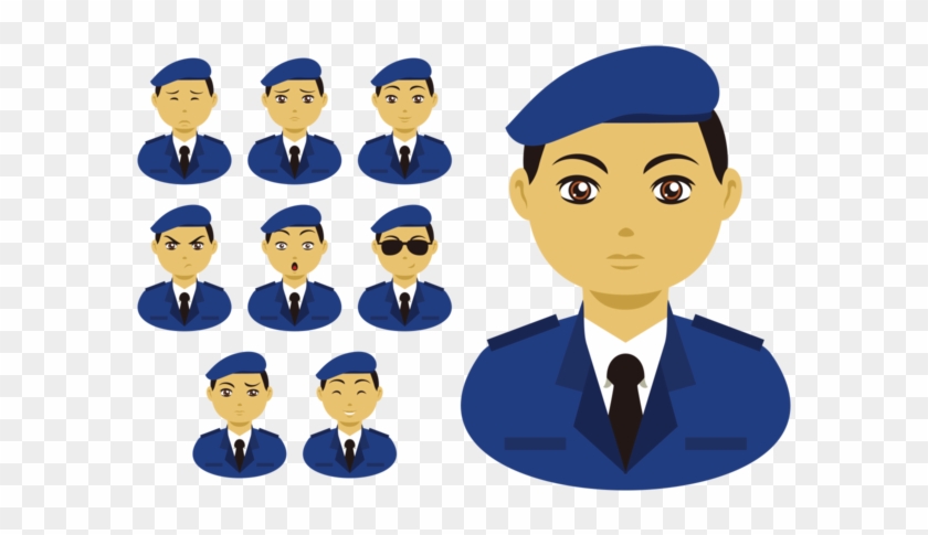 Brigadier Emotions Expression Vector - Brigadier Emotions Expression Vector #1499247