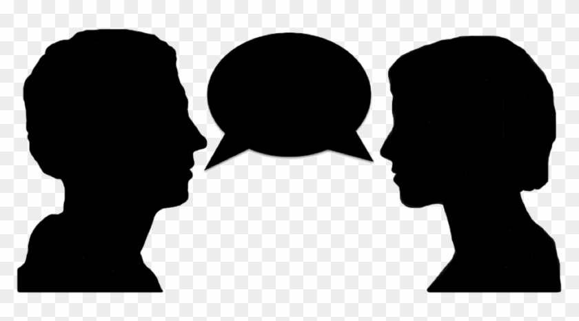 Two People Talking - Two People Talking #1499470