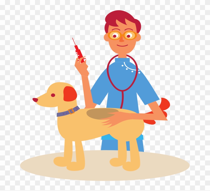 Veterinarian And Dog - Veterinarian And Dog #1500176