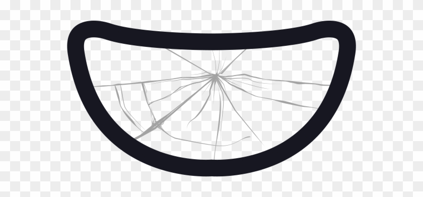 Anti Scratch Visor In Optical Polycarbonate - Anti Scratch Visor In Optical Polycarbonate #1500342