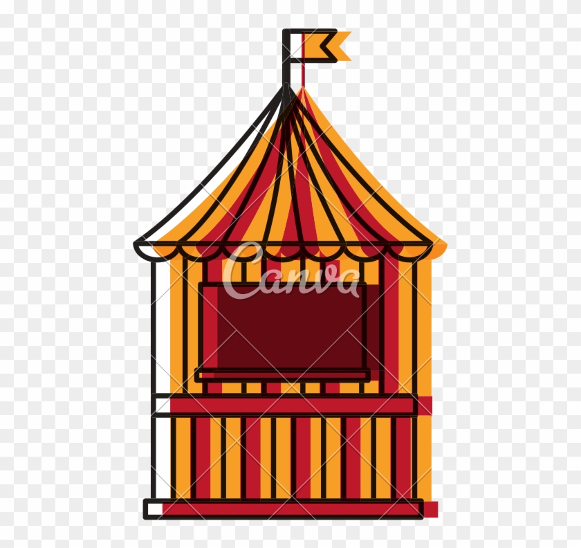 Circus Ticket Box Icon - Circus Ticket Box Icon #1500424
