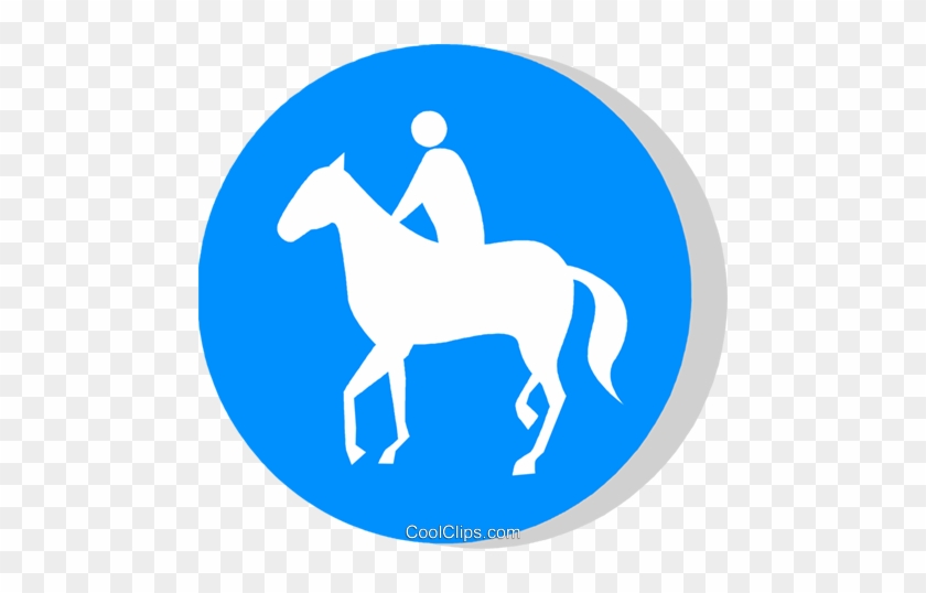 Eu Traffic Sign, Riders Only Royalty Free Vector Clip - Eu Traffic Sign, Riders Only Royalty Free Vector Clip #1500512