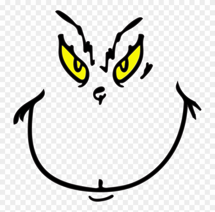 Grinch Face Svg File - Grinch Face Svg File #1501294