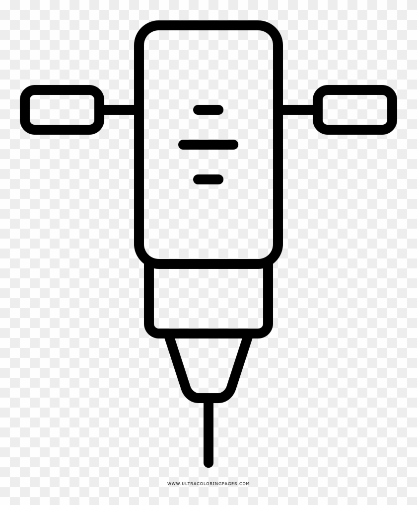 Jackhammer Coloring Page - Jackhammer Coloring Page #1502288
