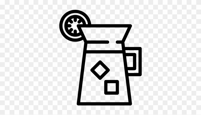 Pitcher With Lemonade Vector - Pitcher With Lemonade Vector #1502475