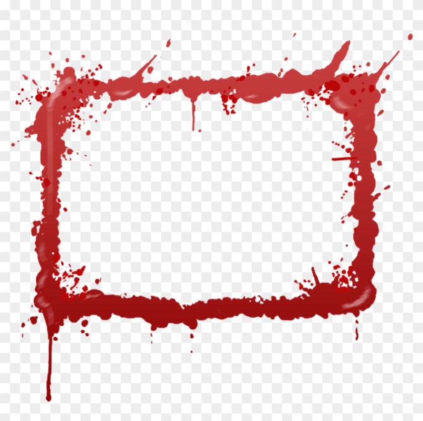 Transparent Blood Border - Transparent Blood Border #1503573